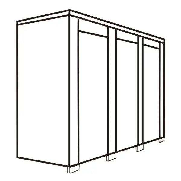 Headrail Braced Toilet Cubicle Headrail Braced Toilet Cubicle